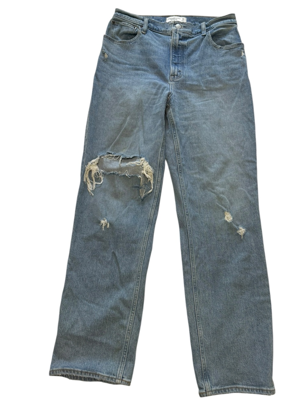 Abercrombie & Fitch The ’90s Straight Ultra High Rise Jeans size 8 Regular - Picture 2 of 8